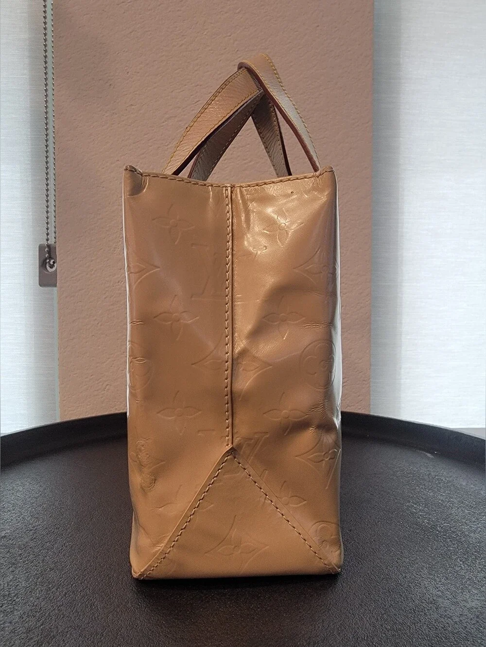 Louis Vuitton Monogram Vernis Reade PM Tote Bag - Beige + NEW Felt Organizer